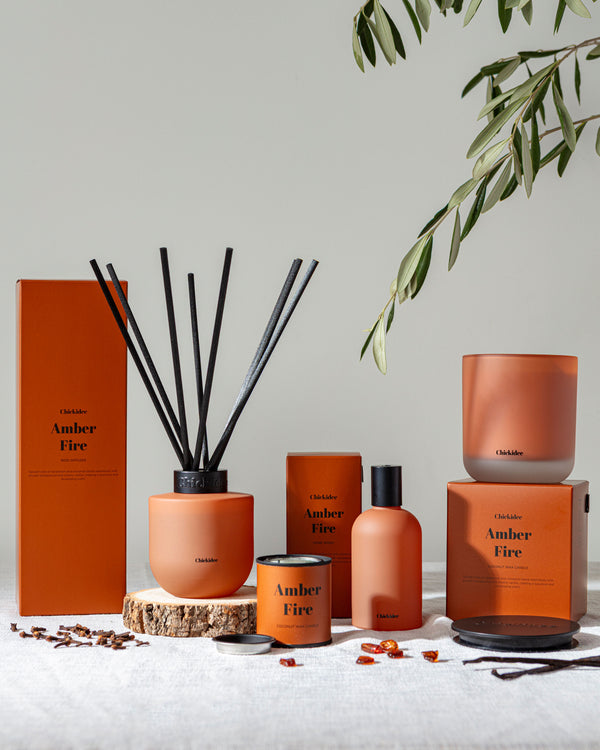 Amber Fire Core Reed Diffuser