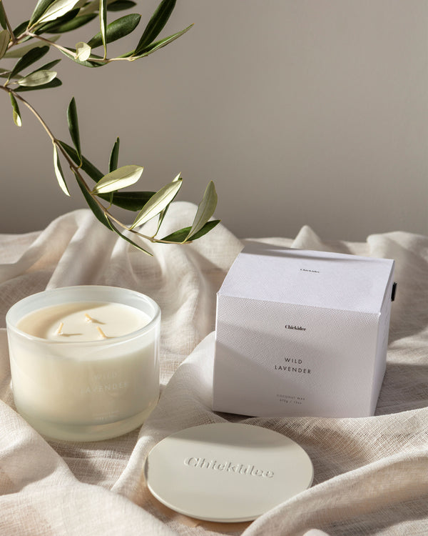 Wild Lavender Neutral Core Candle Large