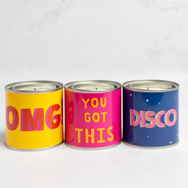 Disco Metallic Conscious Candle