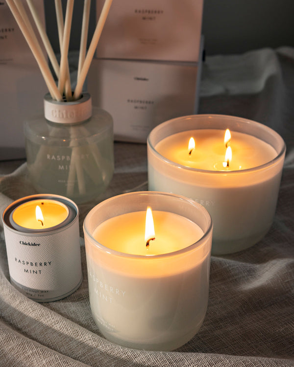 Raspberry Mint Neutral Core Candle Small