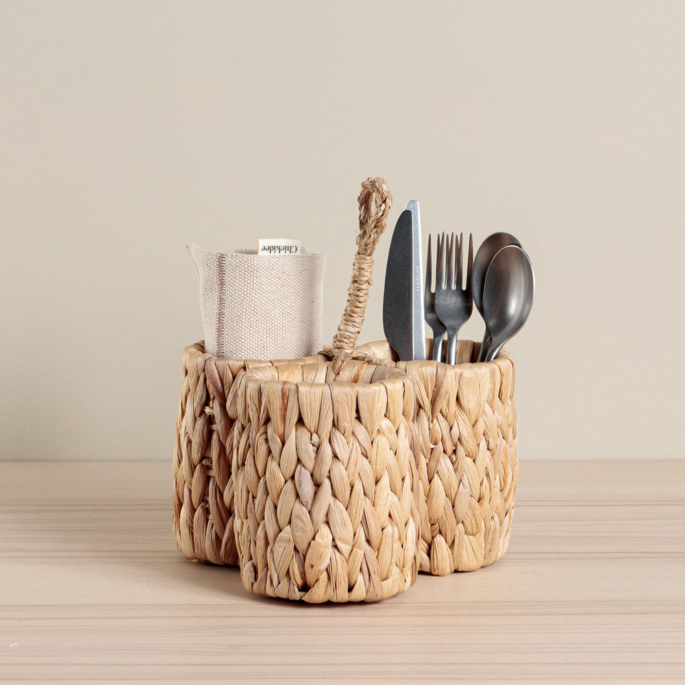 Natural Water Hyacinth Cutlery Set