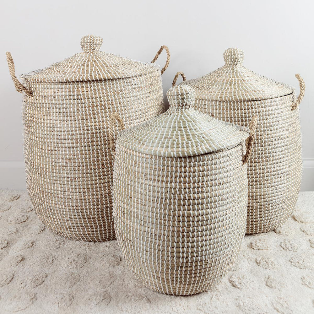 
                  
                    Seagrass Laundry Basket with Lid - Medium
                  
                