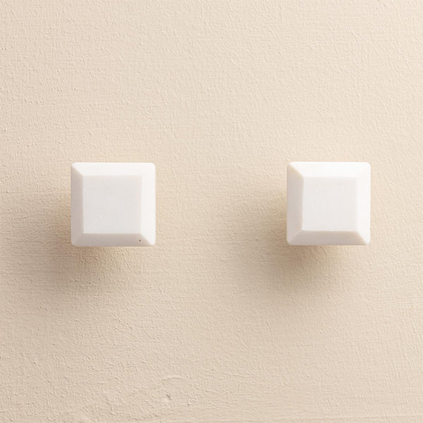 Samara White Stone Drawer Knobs