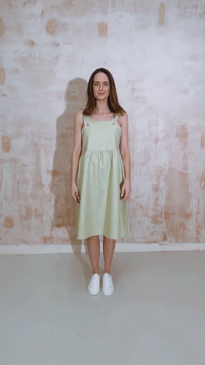 
                  
                    Load and play video in Gallery viewer, Olivia Olive Dress
                  
                