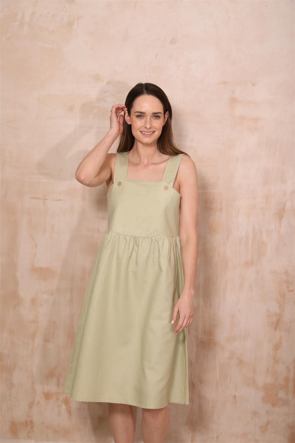 Olivia Olive Dress – Chickidee