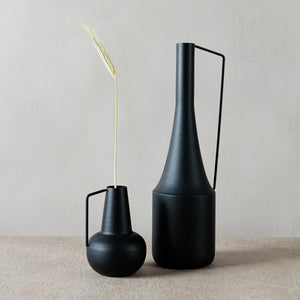 
                  
                    Aza Black Metal Vase
                  
                